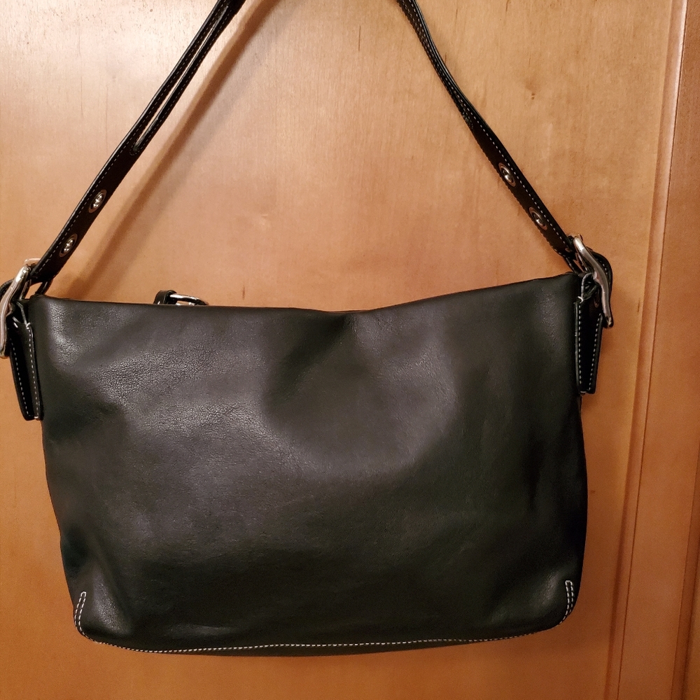 Coach Black Soft Leather Handbag - Picture 3 of 8